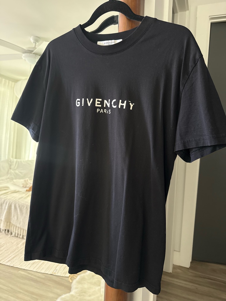 Givenchy Black Logo Crewneck T-Shirt